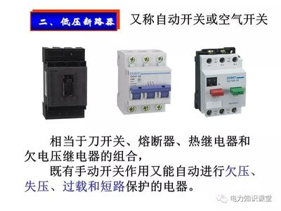常用低压电器详解与应用指南